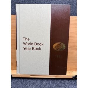 1982 World Book Year Book Annual Supplement Encyclopedia Events of 1981